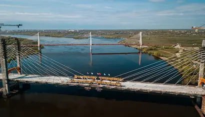 Мост через Оку на магистрали М-12